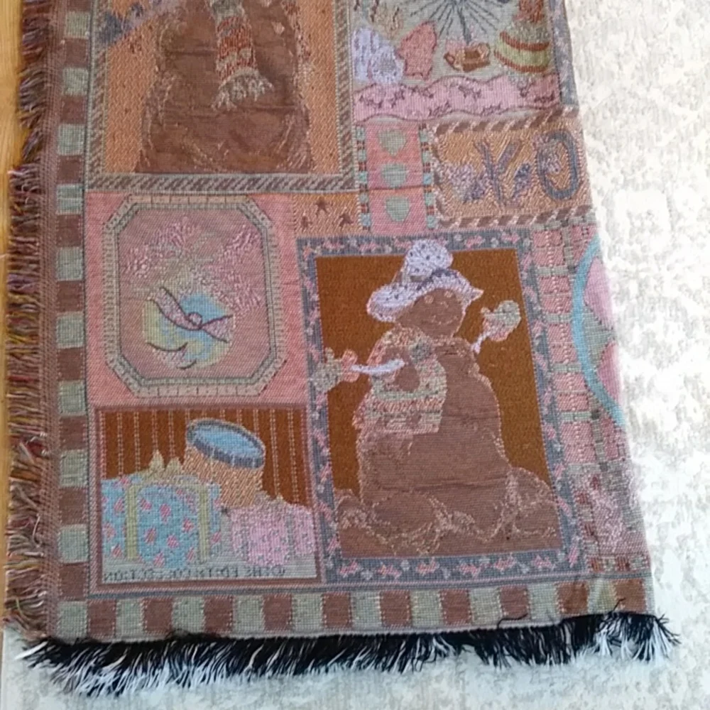 Goodwin Weavers Edith Collection Holiday Fringe Throw Blanket 48.5 x 58